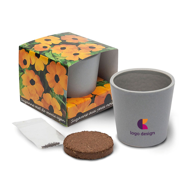 Keramisk potte med unikke frø